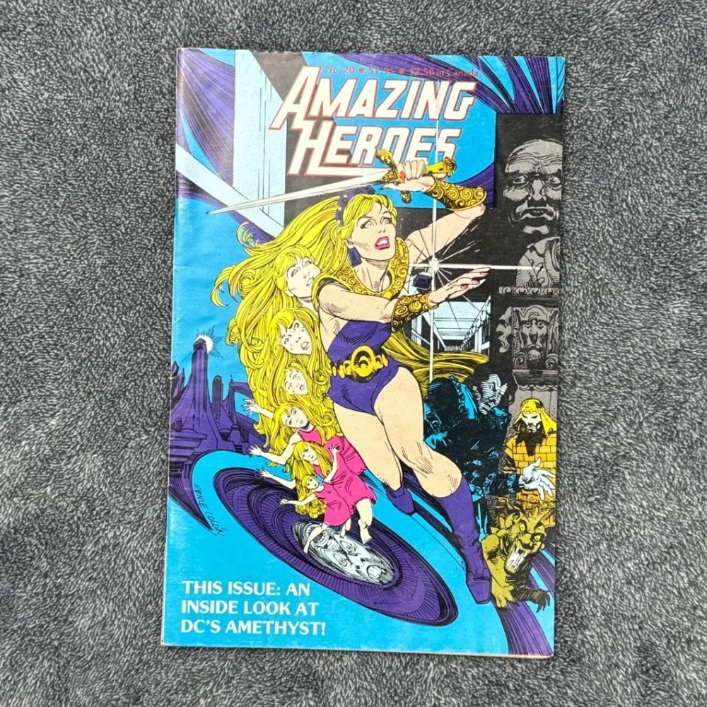 Amazing Heroes No 20 Feb 1983 DC Amethyst Preview Ernie Colon Frank Miller Ronin